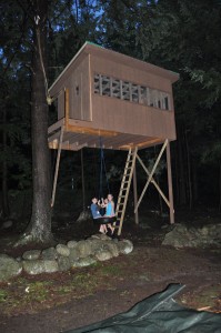 treehouse tire swing