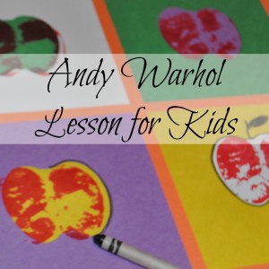 Warhol lesson for kids