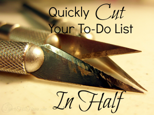 cut to do list