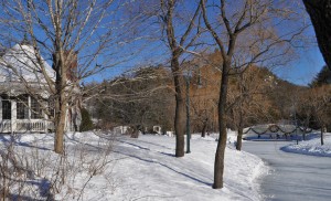 Ice skating