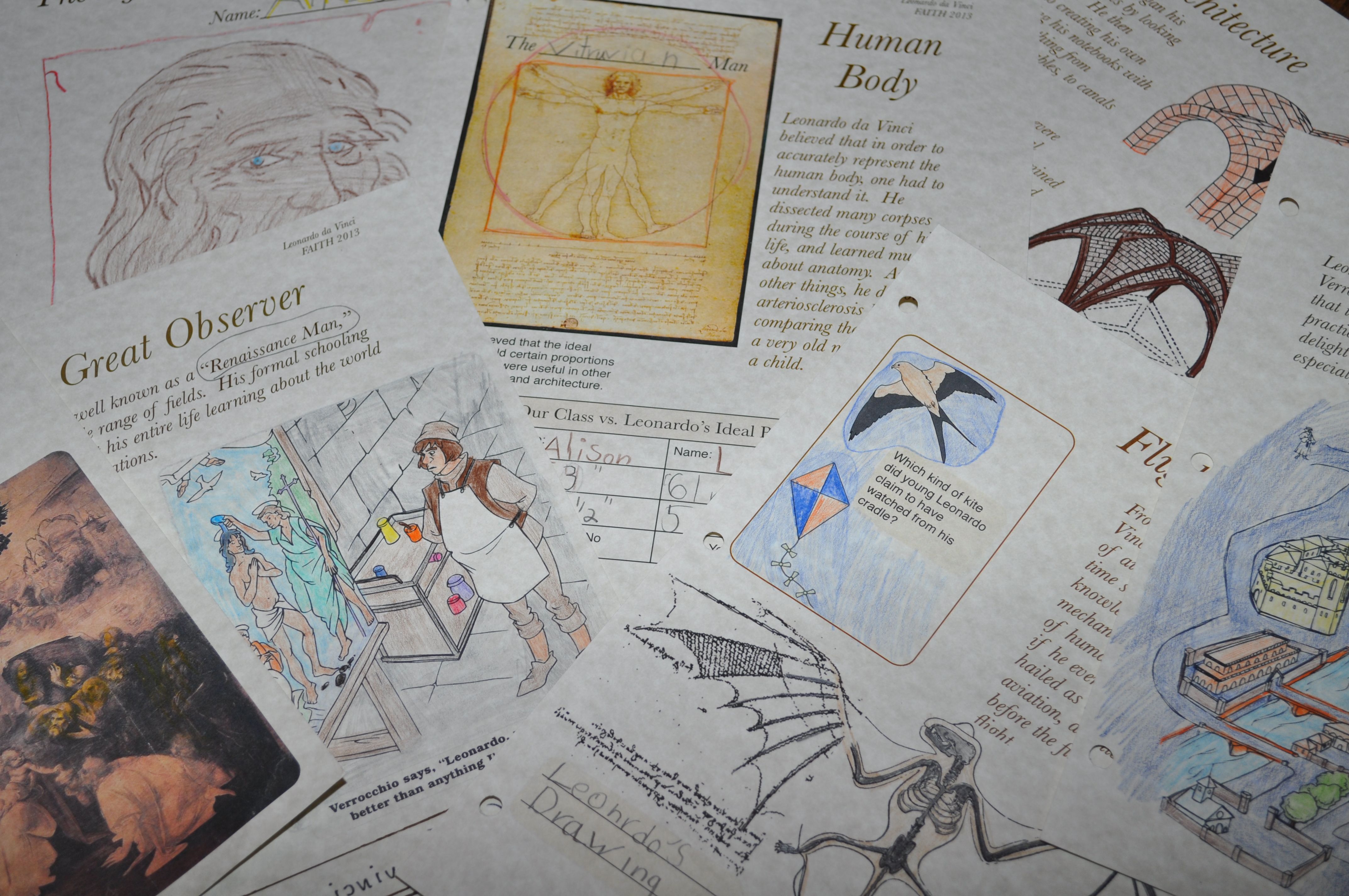 Leonardo da Vinci Lesson Plans